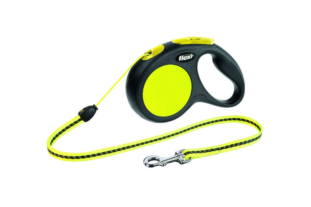 Hundeleine Laufleine Ausziehleine flexi Reflex New Neon Kerbl gelb 500 cm |  eBay